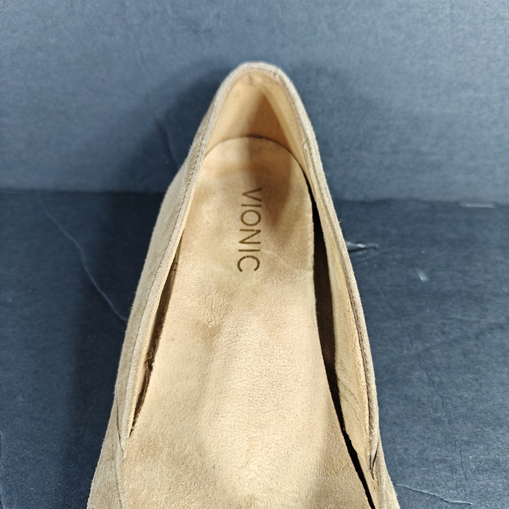 Vionic Gem Pointed Toe Posey Perforated Ballet Fl… - image 6